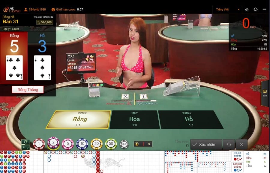 Thế nào là game rồng hổ? Cách tham gia chơi game rồng hổ.