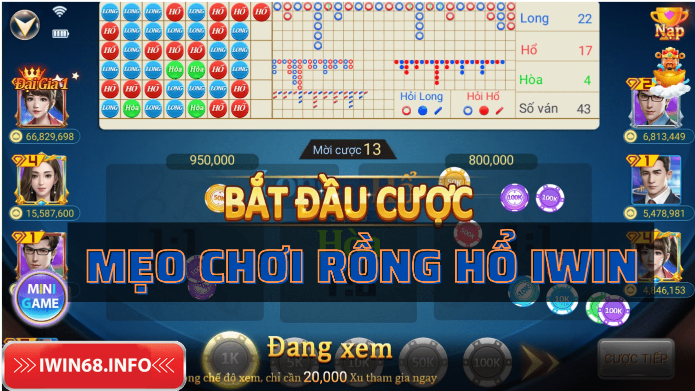 Cách để bạn có thể chơi Rồng Hổ trực tuyến hiệu quả nhất