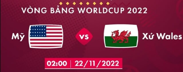 Soi kèo 12betvn Mỹ vs Wales, 22/11/2022 - World Cup