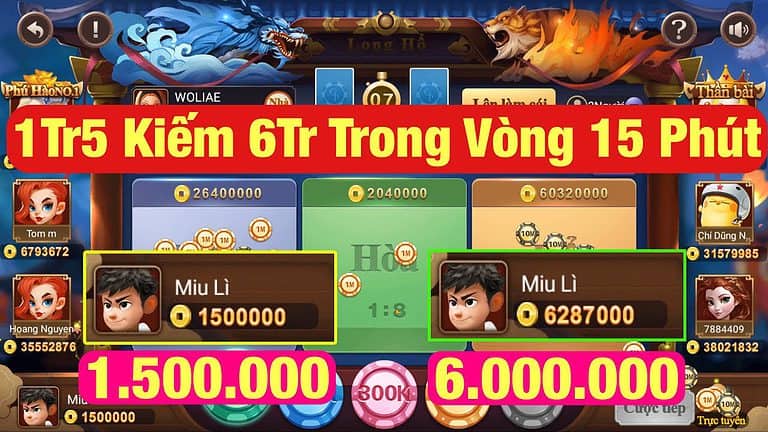3 phương pháp vàng giúp bạn chinh phục được trò chơi Rồng Hổ