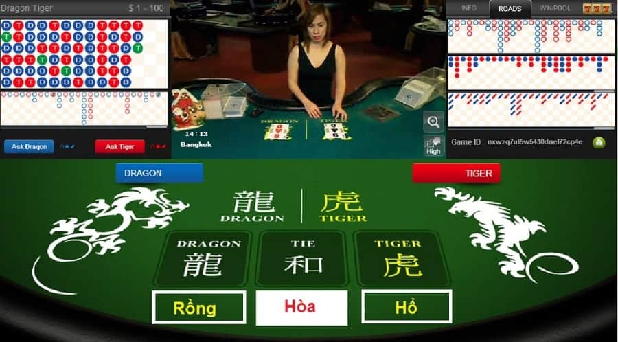 Game Rồng Hổ đổi thưởng được yêu thích nhất
