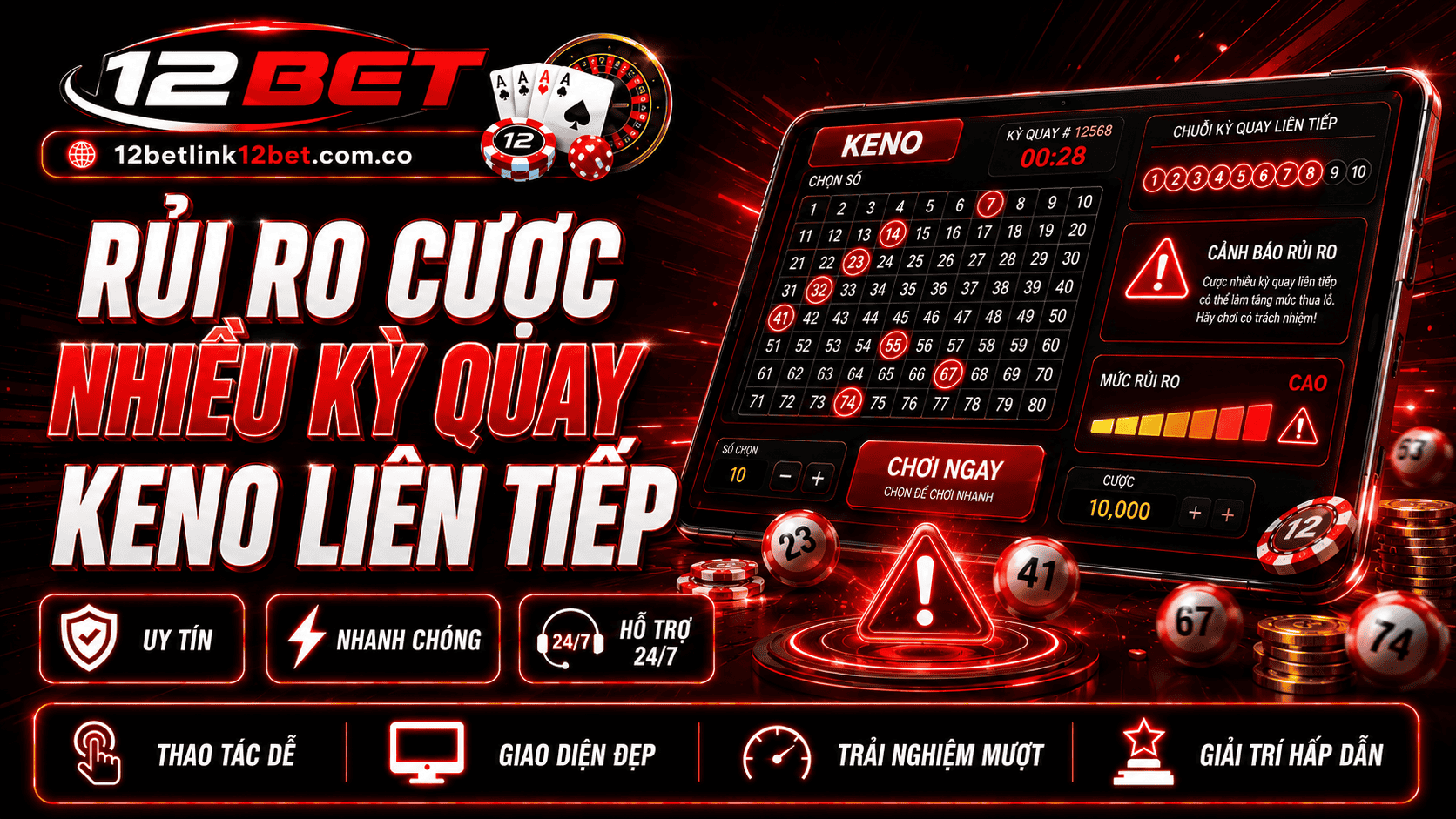 Chơi nhiều kỳ quay liên tiếp tiềm ẩn nhiều rủi ro