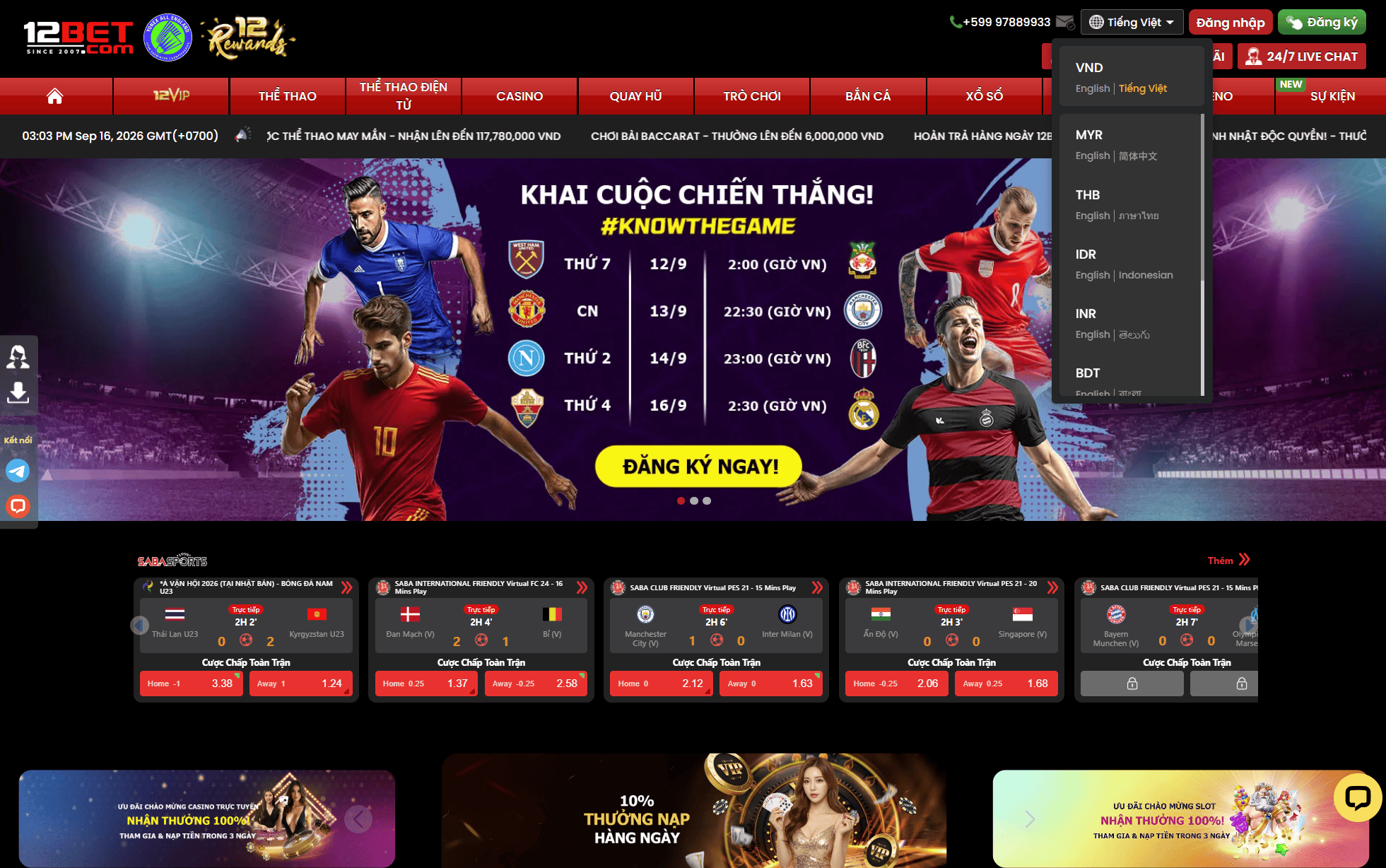 Ngôn ngữ 12BET