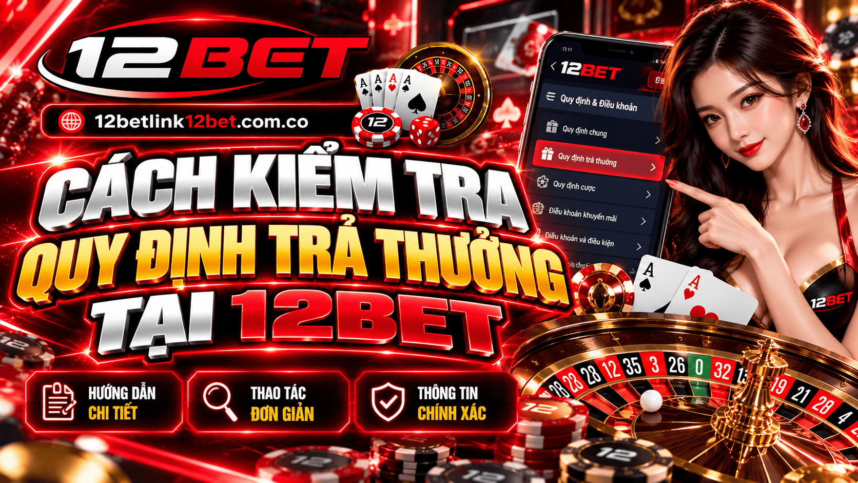Cách kiểm tra quy định trả thưởng tại 12BET