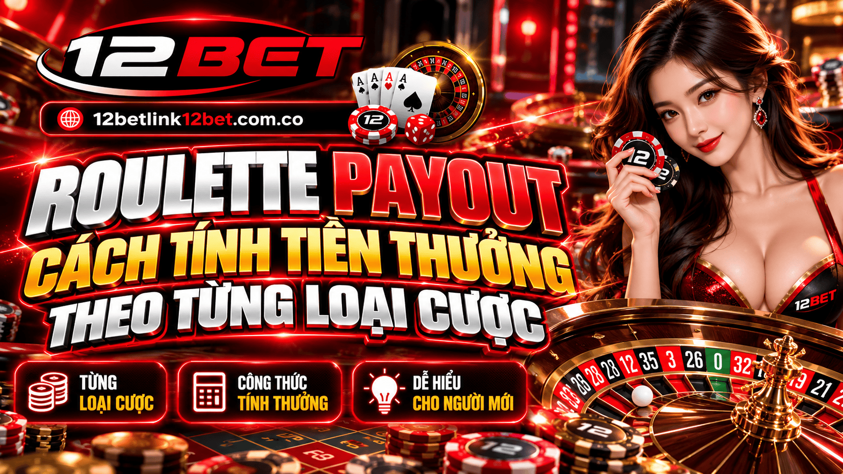 Roulette Payout: Cách tính tiền thưởng theo từng loại cược